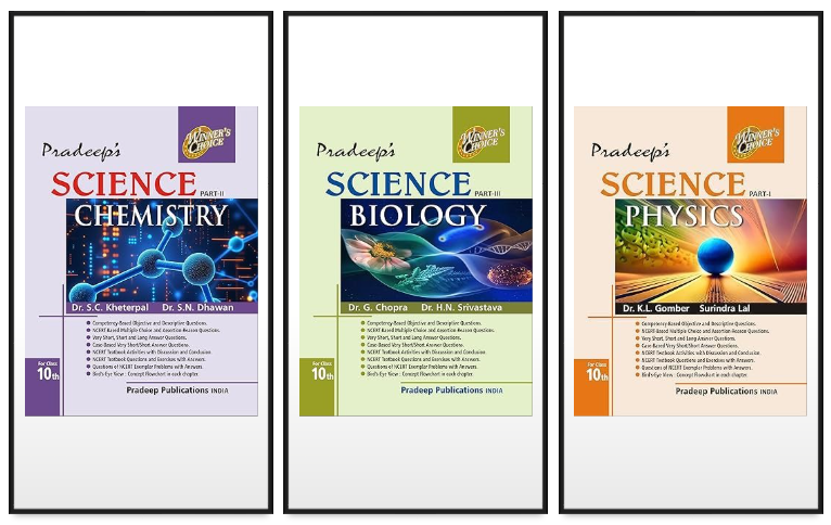 Class 10 CBSE Pradeep's Science (P,C and B combo)